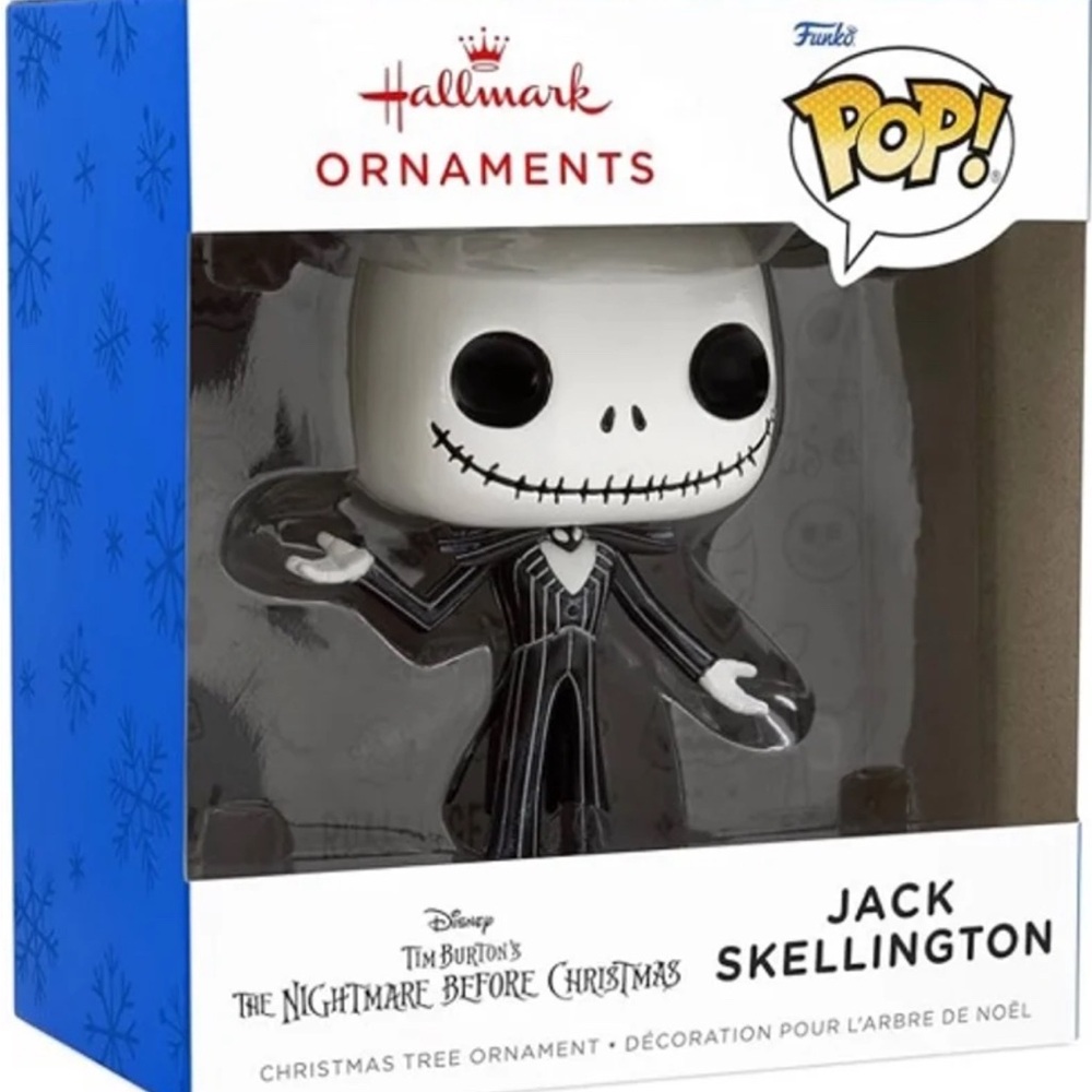 Funko Pop Jack Skellington Black and White Ornament